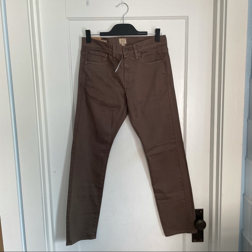 J.Crew Men’s 484 Slim Fit Five Pocket Chinos “Faded Dil” (Size 30/30)